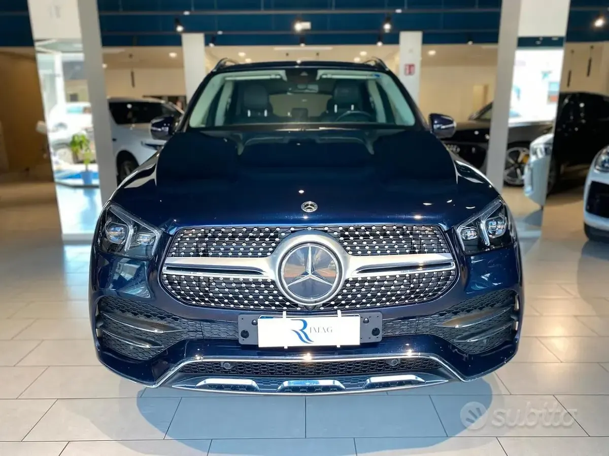 Usata Mercedes GLE300 Premium Plus 245 CV (180 kW) 2021 Blu SUV