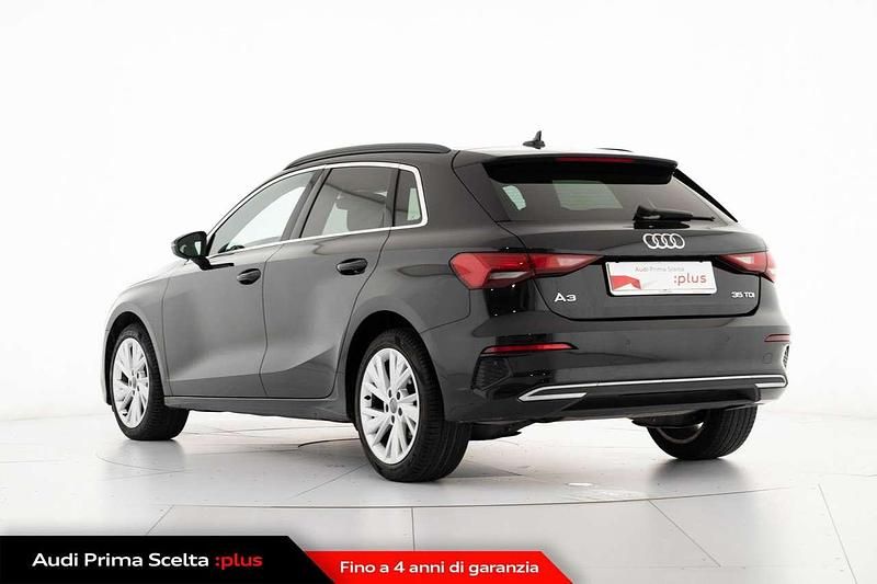 Usata Audi A3 Sportback Advanced 150 CV (110 kW) 2020 Nero Utilitaria