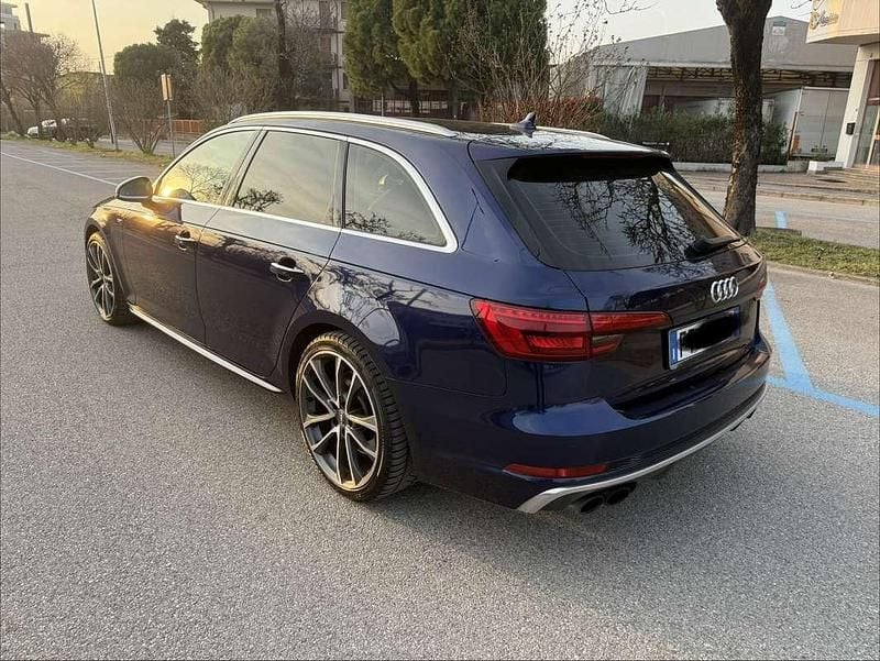 Usata Audi S4 Business 354 CV (260 kW) 2017 Blu Station wagon