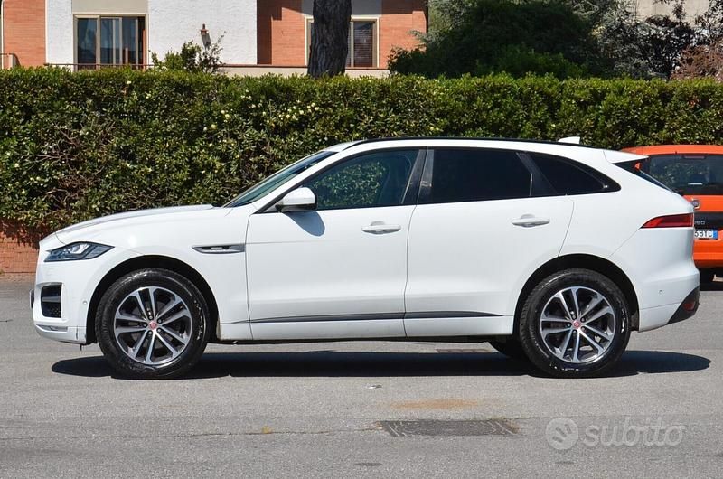 Usata Jaguar F-Pace R-Sport 180 CV (132 kW) 2019 Bianco SUV