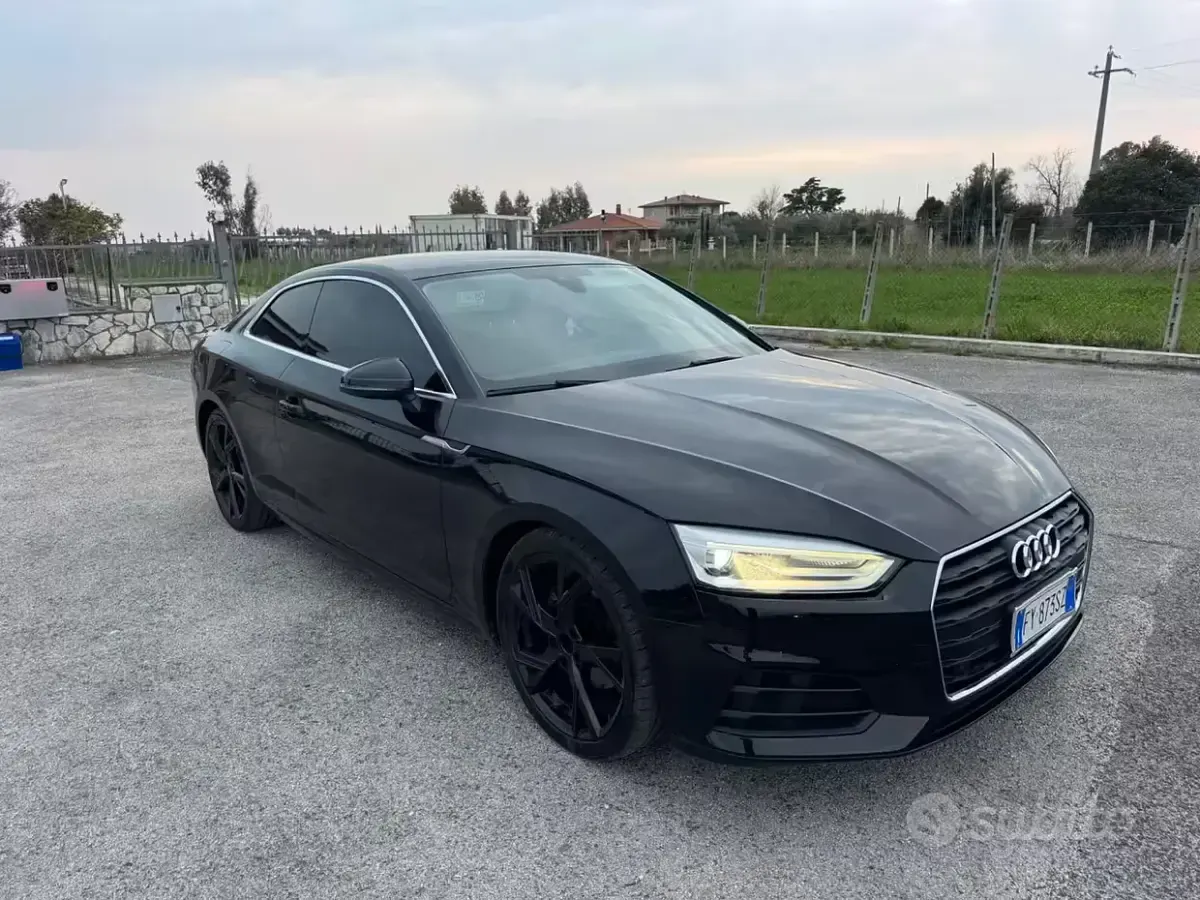 Usata Audi A5 190 CV (139 kW) 2020 Nero Coupé