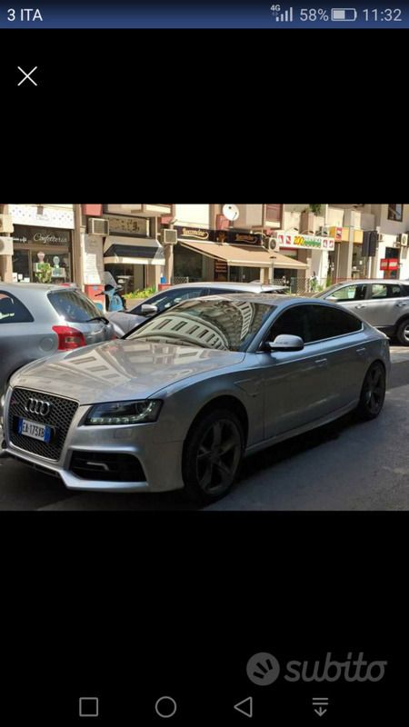 Usata Audi A5 190 CV (139 kW) 2010 Grigio Coupé