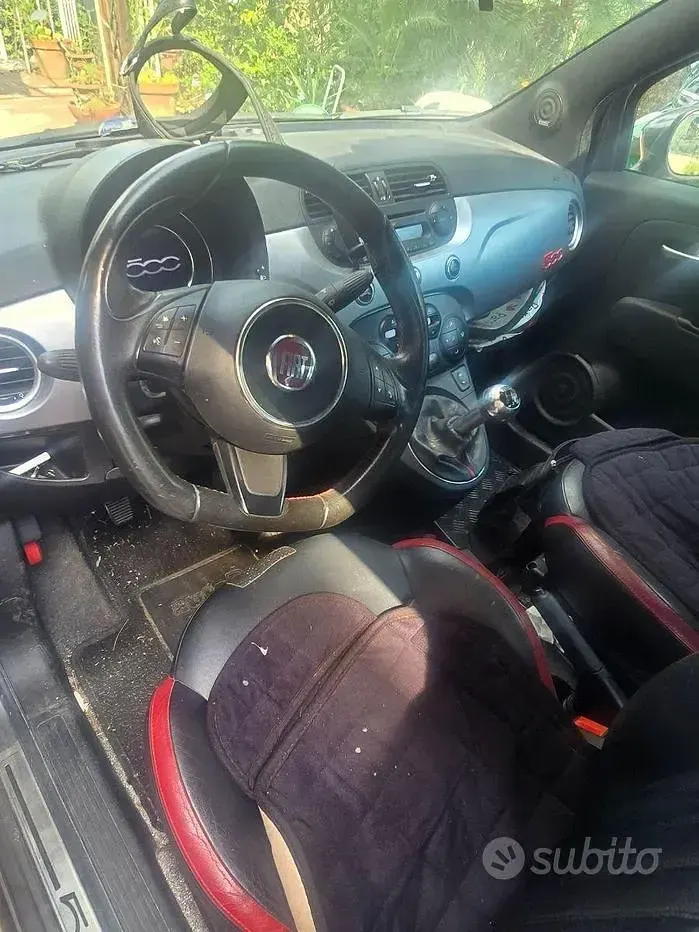 Usata Fiat 500 95 CV (69 kW) 2016 Grigio Cabrio