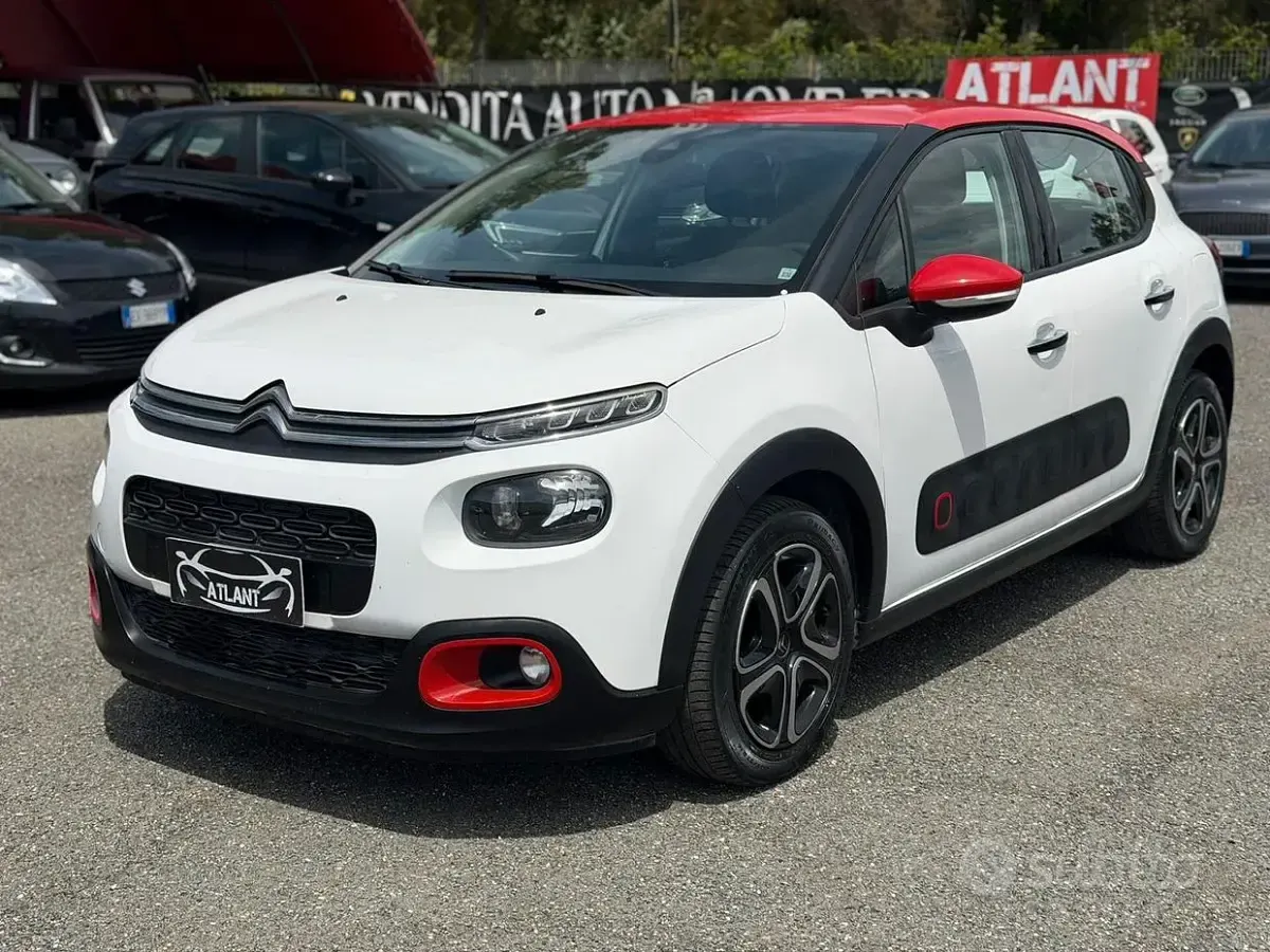 Usata Citroën C3 Shine 75 CV (55 kW) 2018 Bianco Utilitaria