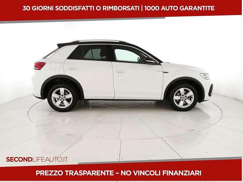 Usata VW T-Roc R-line 116 CV (85 kW) 2022 Bianco SUV