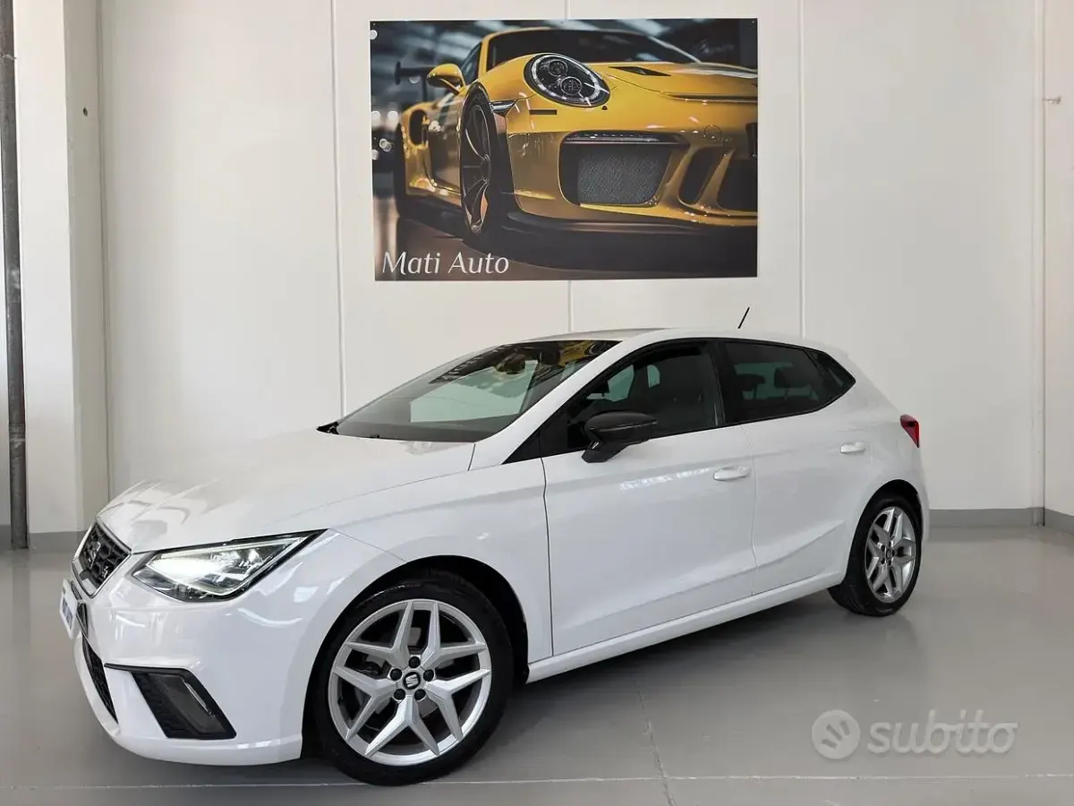 Usata Seat Ibiza FR 110 CV (80 kW) 2021 Bianco Utilitaria