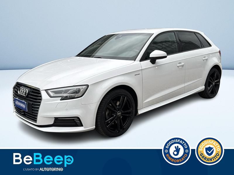 Usata Audi A3 Sportback e-tron Sport 150 CV (110 kW) 2018 Bianco pastello Utilitaria