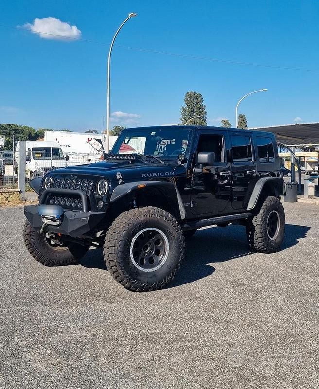 Usata Jeep Wrangler Rubicon 2008 Nero SUV