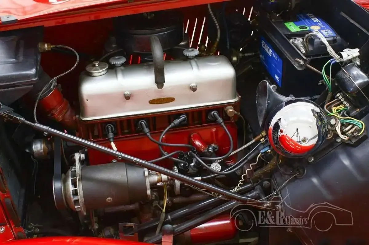 Usata MG TD 54 CV (39 kW) 1953 Rosso Cabrio