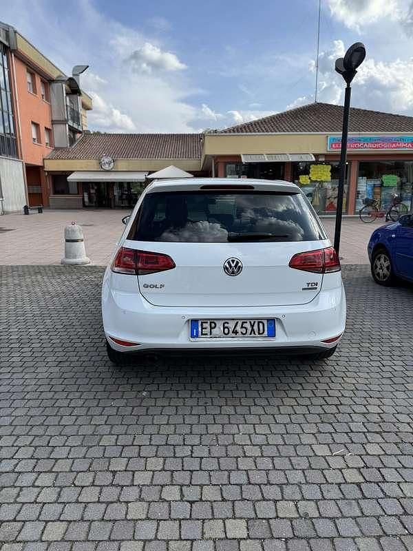 Usata VW Golf VII Highline 105 CV (77 kW) 2013 Bianco Berlina