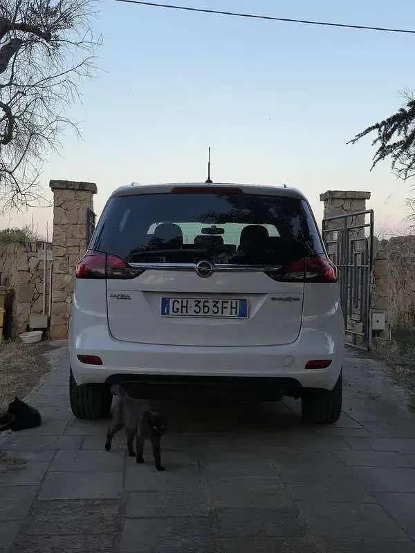 Usata Opel Zafira Tourer 150 CV (110 kW) 2012 Bianco Monovolume