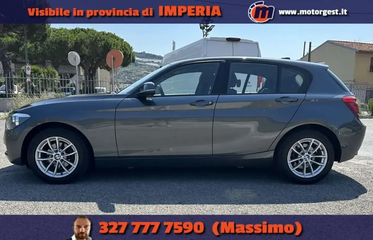 Usata BMW 118 Sport Line 143 CV (105 kW) 2012 Grigio Utilitaria