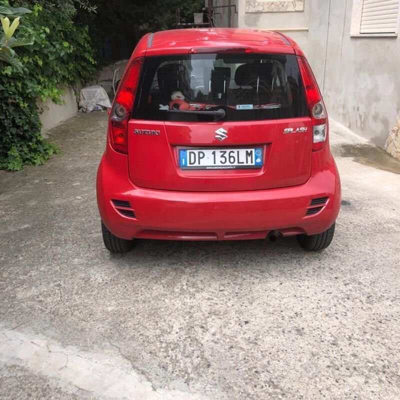 Usata Suzuki Splash 75 CV (55 kW) 2008 Rosso Utilitaria