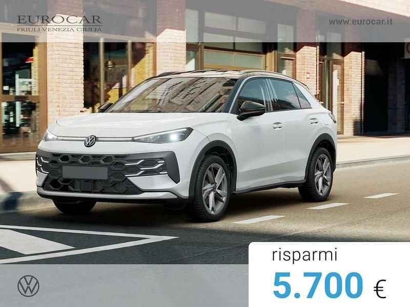 Nuova VW T-Roc Style 150 CV (110 kW) 2026 Pure white nero SUV