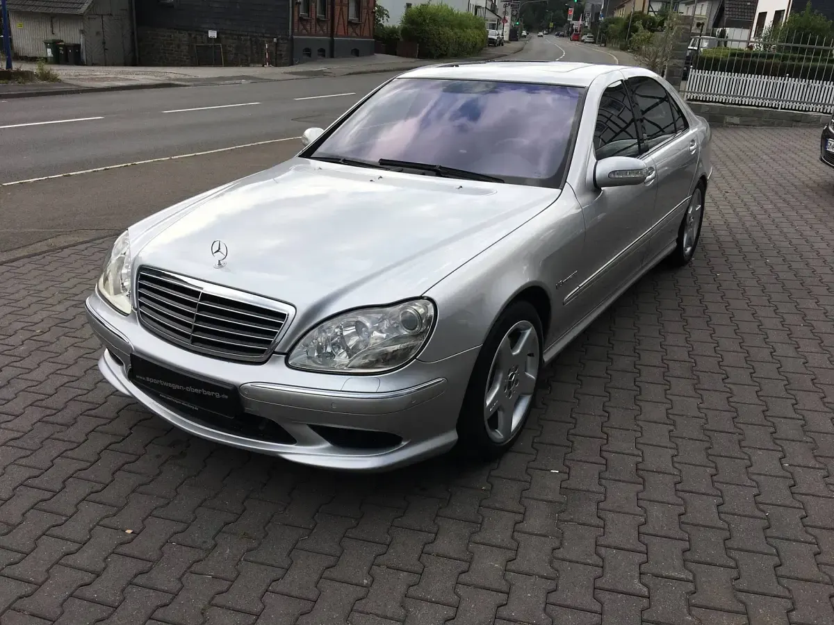 Usata Mercedes S55 AMG AMG 500 CV (367 kW) 2003 Argento Berlina