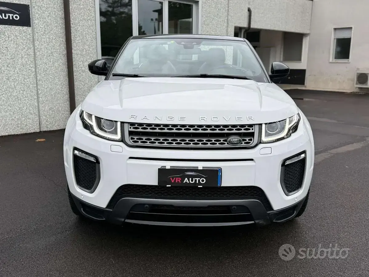 Usata Land Rover Range Rover evoque HSE Dynamic 150 CV (110 kW) 2017 Bianco Cabrio