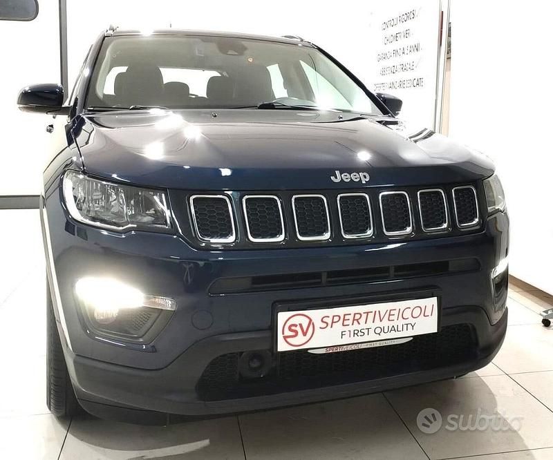 Usata Jeep Compass Longitude 120 CV (88 kW) 2018 Blu SUV