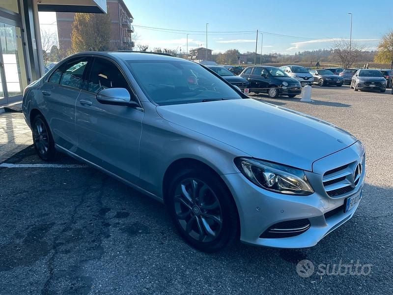 Usata Mercedes C200 Exclusive 136 CV (100 kW) 2016 Grigio Berlina