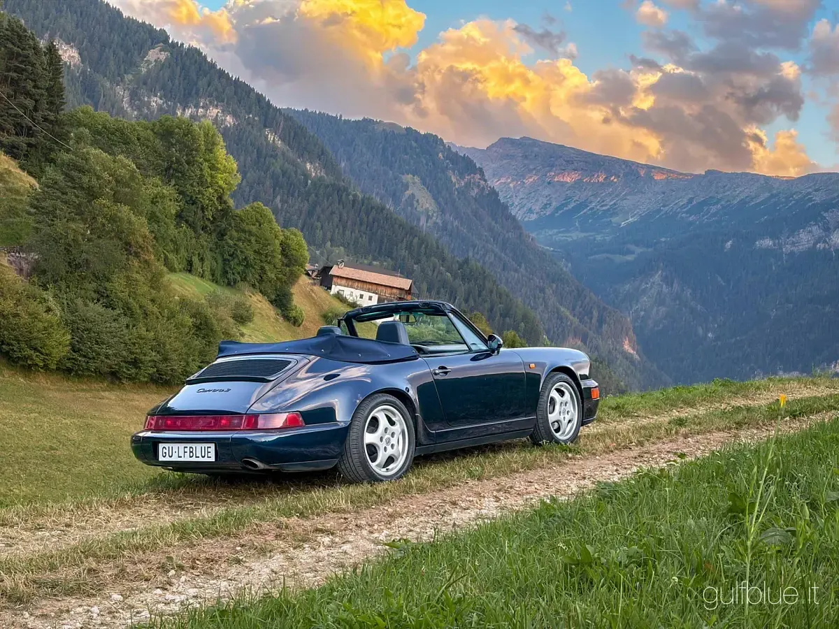 Usata Porsche 911 Carrera Cabriolet 250 CV (183 kW) 1991 Blu Cabrio