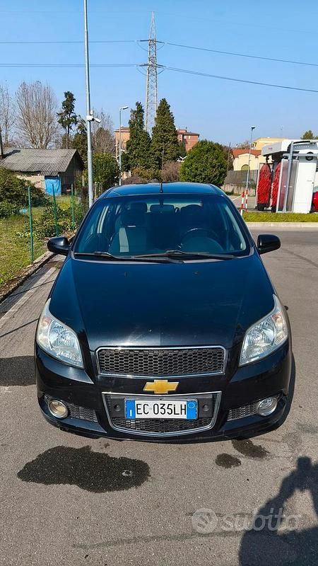 Usata Chevrolet Aveo 2010 Nero Utilitaria