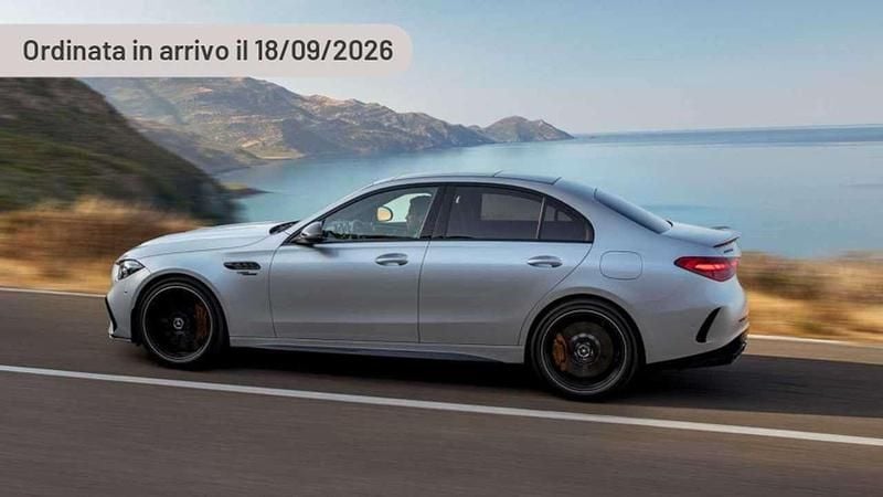 Nuova Mercedes C63S AMG Premium Plus 680 CV (500 kW) 2026 Argento Berlina