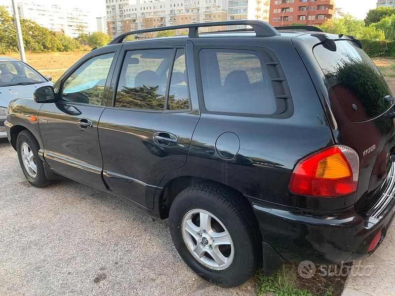 Usata Hyundai Santa Fe 112 CV (82 kW) 2004 Nero SUV
