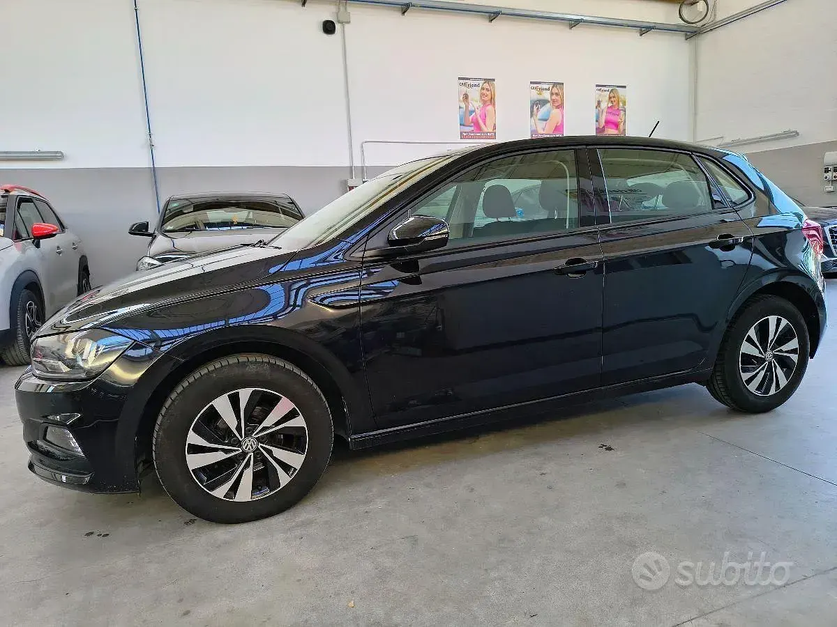 Usata VW Polo Comfortline 95 CV (69 kW) 2019 Nero Utilitaria