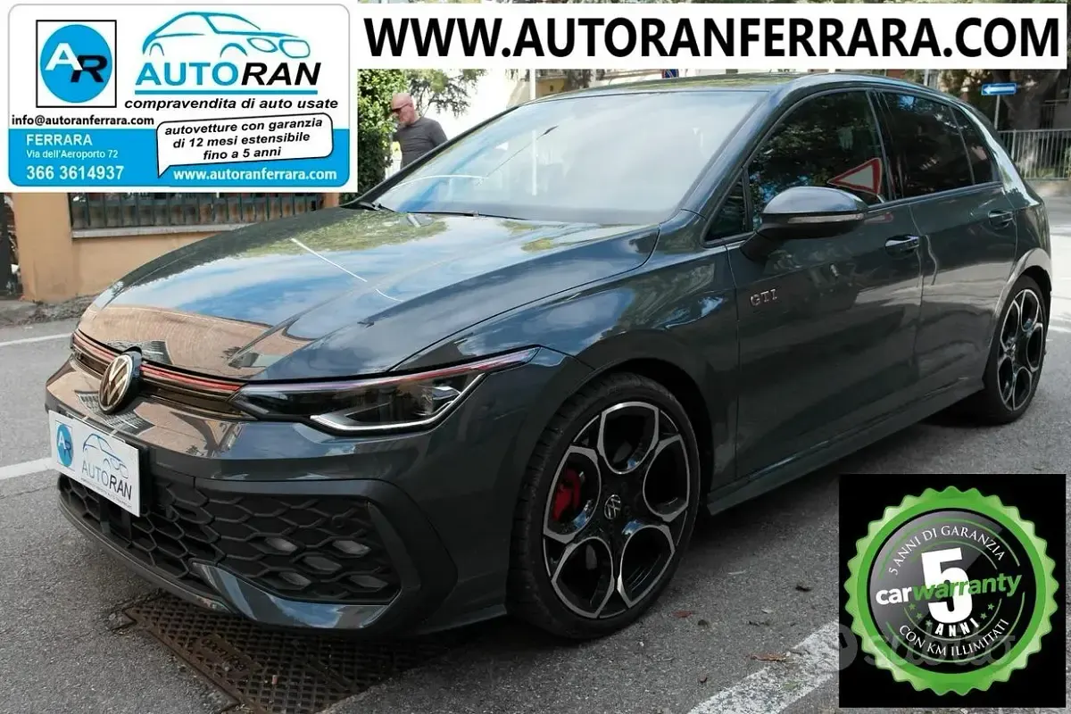 Usata VW Golf VIII GTI 265 CV (194 kW) 2024 Nero Berlina