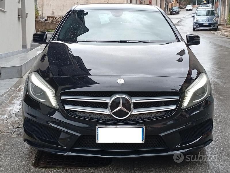 Usata Mercedes A180 AMG 110 CV (80 kW) 2015 Nero Berlina