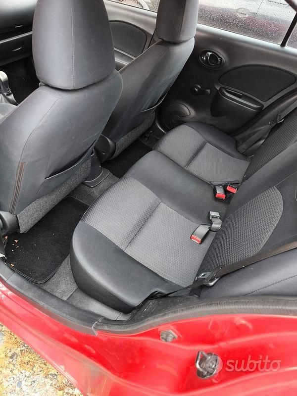 Usata Nissan Micra 80 CV (58 kW) 2011 Rosso Berlina