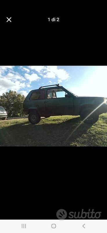Usata Fiat Panda 4x4 54 CV (39 kW) 1999 Verde Utilitaria