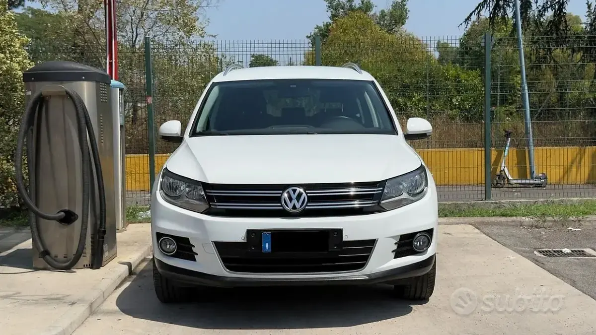 Usata VW Tiguan 140 CV (102 kW) 2014 Bianco SUV