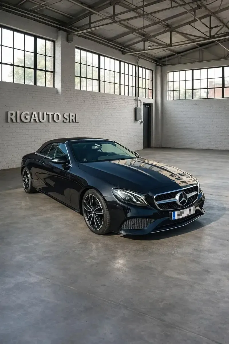 Usata Mercedes E220 Premium 194 CV (142 kW) 2021 Nero Cabrio