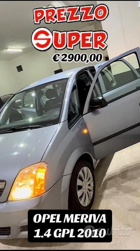 Usata Opel Meriva Enjoy 89 CV (65 kW) 2010 Grigio Monovolume