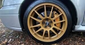 Usata Subaru Impreza 225 CV (165 kW) 2003 Argento Berlina