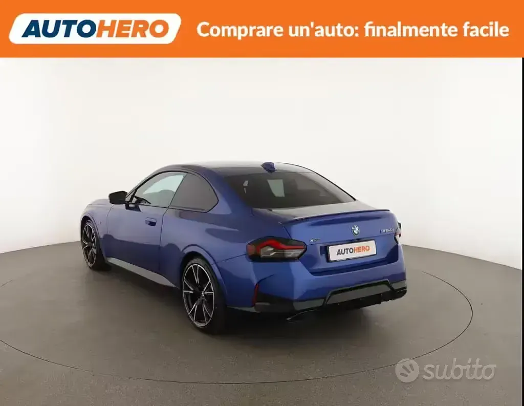 Usata BMW M240i M Sport 374 CV (275 kW) 2022 Blu Coupé