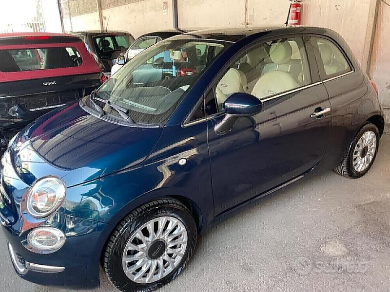 Usata Fiat 500 Lounge 69 CV (50 kW) 2017 Blu Berlina