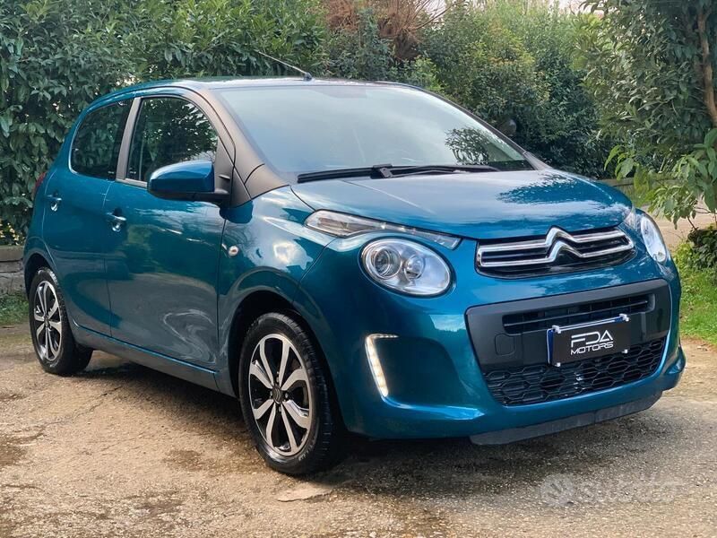 Usata Citroën C1 Shine 72 CV (52 kW) 2021 Blu Utilitaria