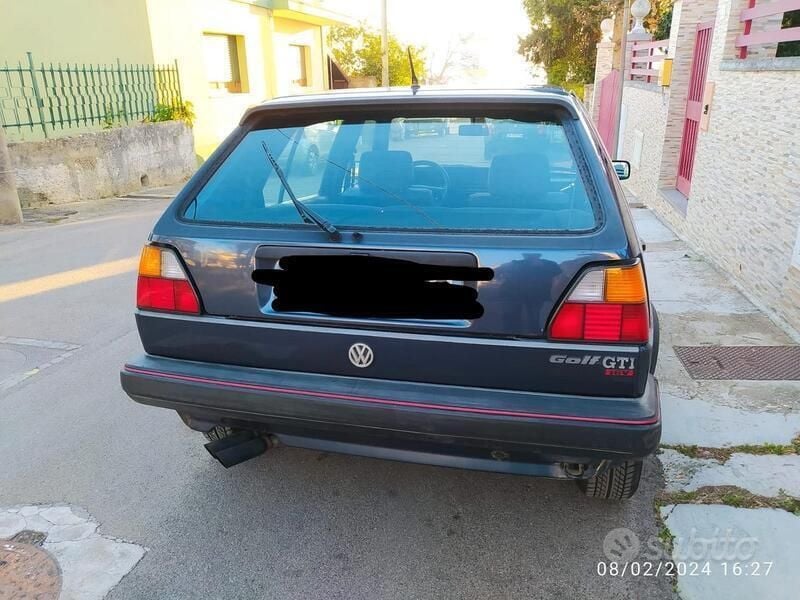Usata VW Golf II GTI 110 CV (80 kW) 1988 Blu Utilitaria