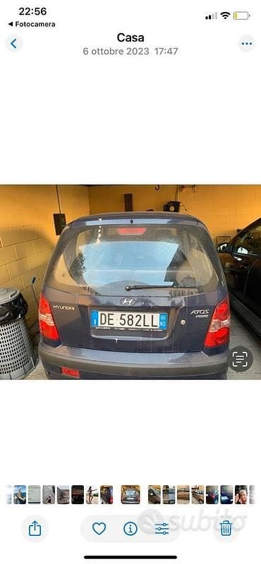 Usata Hyundai Atos 2006 Blu Utilitaria