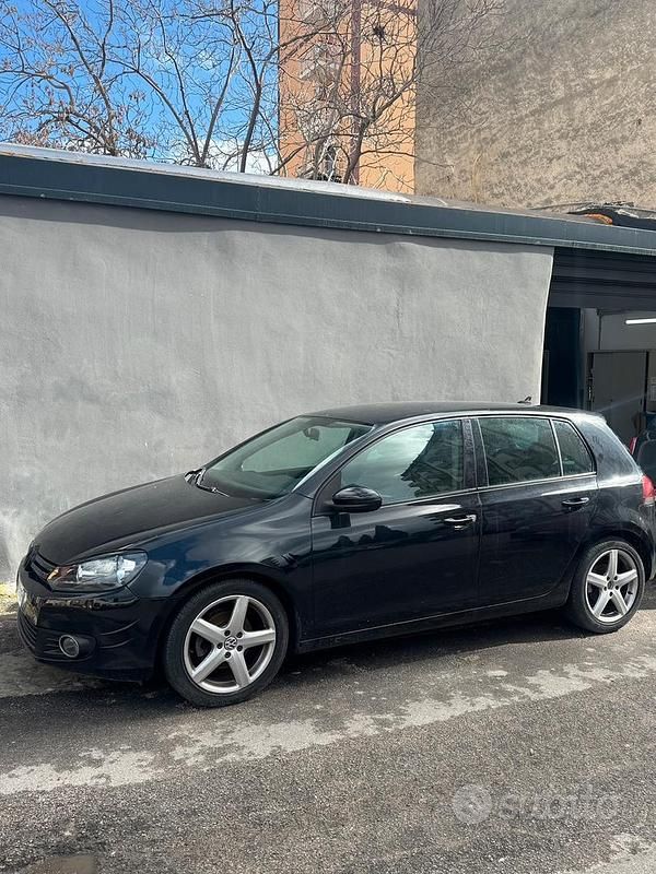 Usata VW Golf VI 110 CV (80 kW) 2009 Nero Utilitaria