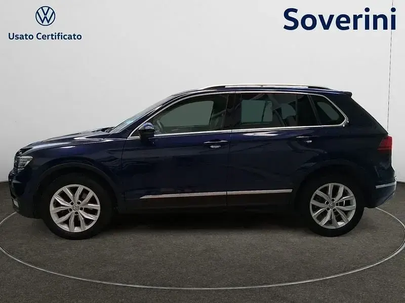 Usata VW Tiguan Advance 150 CV (110 kW) 2018 Blu/azzurro SUV