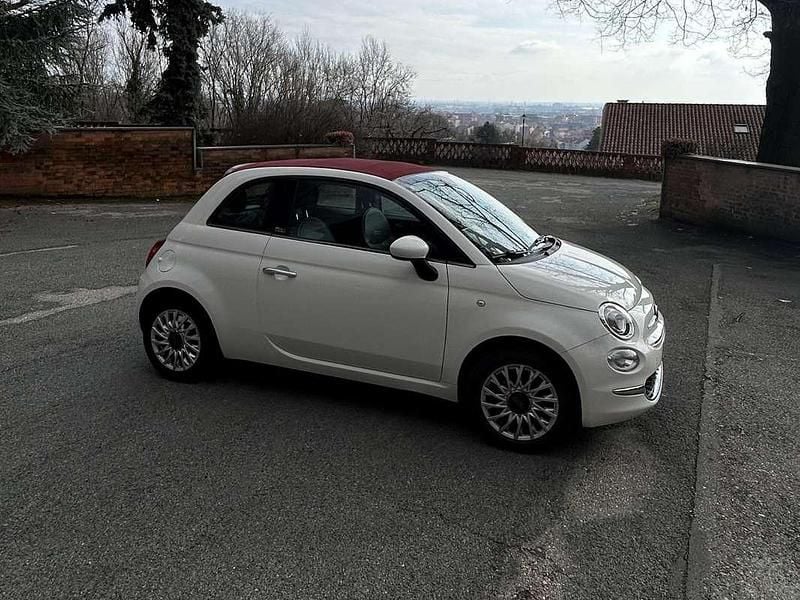 Usata Fiat 500C Lounge 69 CV (50 kW) 2017 Bianco Cabrio