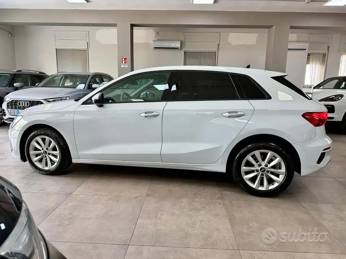 Usata Audi A3 Advanced Plus 116 CV (85 kW) 2022 Bianco Berlina