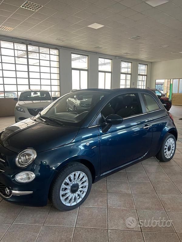 Usata Fiat 500C Lounge 70 CV (51 kW) 2024 Blu Cabrio