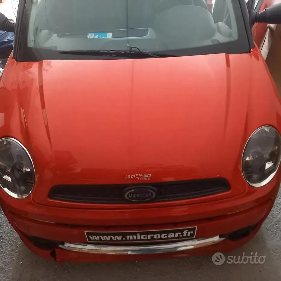 Usata Microcar M.Go 2017 Rosso Utilitaria