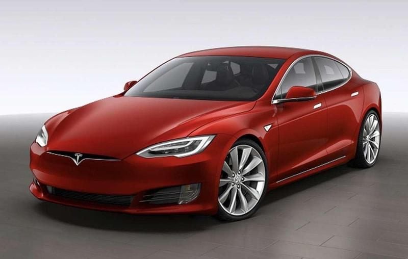 Usata Tesla Model S 136 kW (185 CV) 2016 Rosso Utilitaria