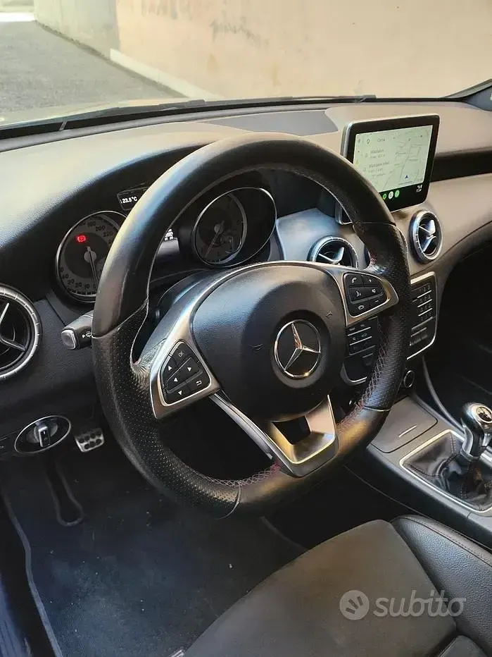 Usata Mercedes CLA180 AMG 109 CV (80 kW) 2016 Nero Berlina