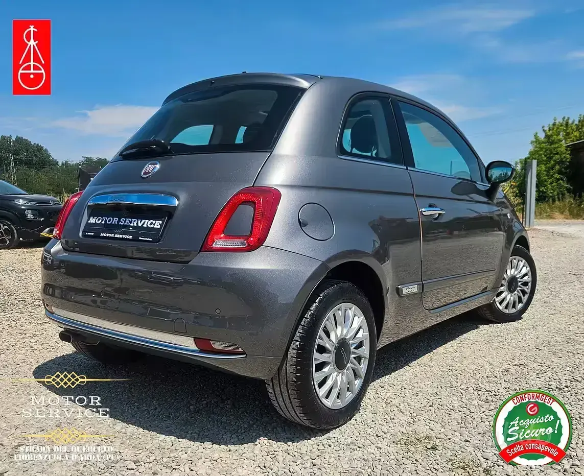 Usata Fiat 500 Lounge 69 CV (50 kW) 2017 Grigio Berlina