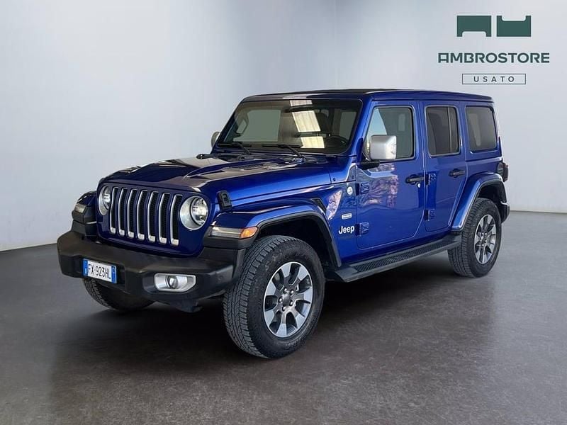Usata Jeep Wrangler 272 CV (200 kW) 2019 Blu SUV